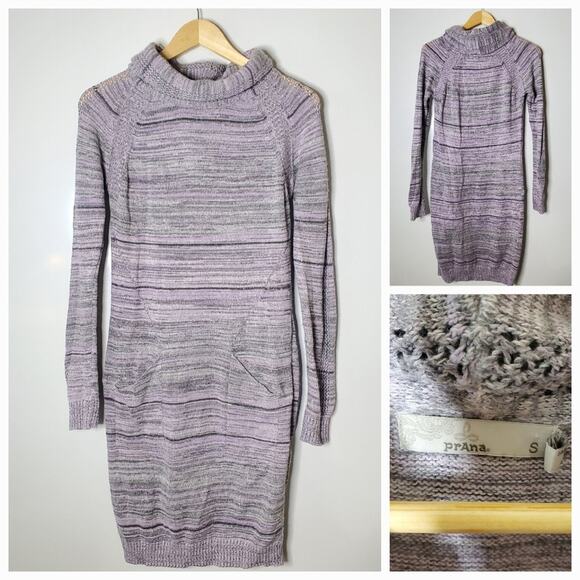 Prana Moonstone bisque cowl neck sweater dress Size Small - Picture 3 of 14